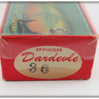 Lou J Eppinger Perch Scale Dardevle Spoon In Box