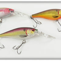 Berkley Pink & Natural Finish Frenzy FSH7-M Lot Of Lures