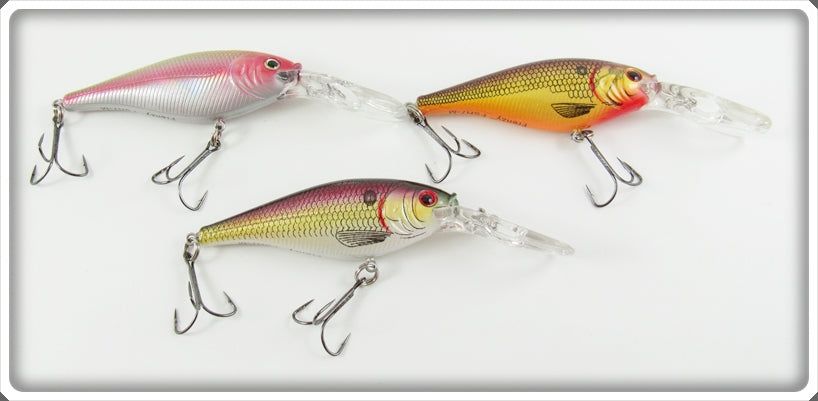 Berkley Pink & Natural Finish Frenzy FSH7-M Lot Of Lures