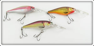 Berkley Pink & Natural Finish Frenzy FSH7-M Lot Of Lures