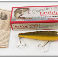 Heddon 1994 Centennial Edition Green Crackleback Zaragossa Lure In Box