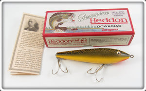 Heddon 1994 Centennial Edition Green Crackleback Zaragossa Lure In Box