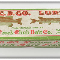 Vintage Creek Chub White And Red Snook Pikie Empty Lure Box 