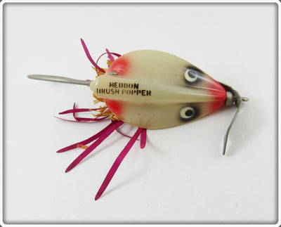 Heddon Red & White Brush Popper