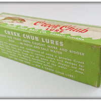 Creek Chub Perch Darter In Box