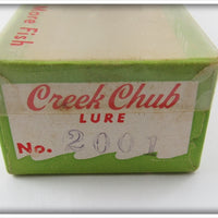 Creek Chub Perch Darter In Box