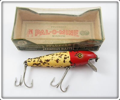 Pflueger White Red Silver Sparks Palomine In Box