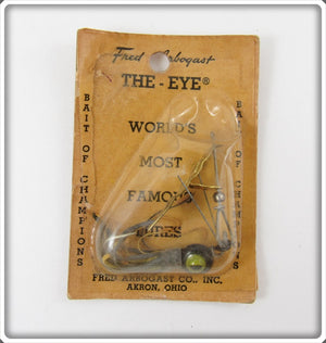 Fred Arbogast Black & Yellow The Eye On Card