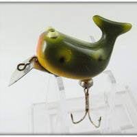 Vintage Heddon Frog Spot Hi Tail