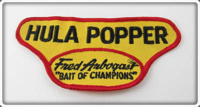 Vintage Fred Arbogast Hula Popper Patch