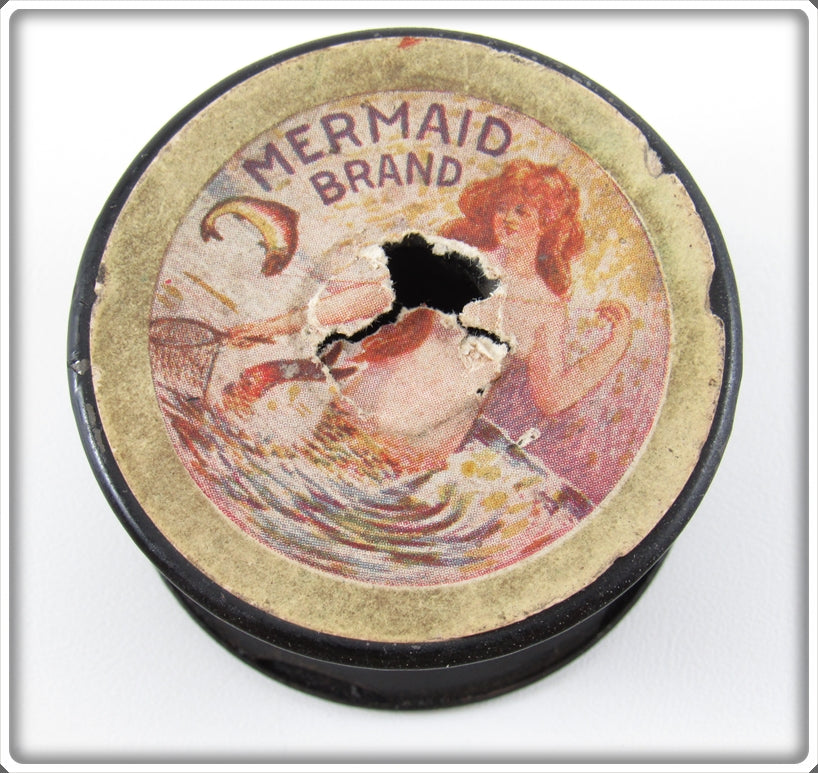 Vintage Mermaid Brand Line Spool 