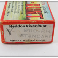 Heddon Red Head White Go Deeper River Runt In Correct Box