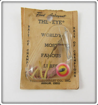 Fred Arbogast White & Red The Eye On Card