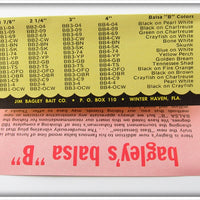 Bagley Crayfish On Chartreuse Shiner Pinfish In Box