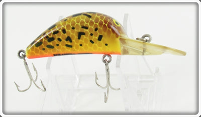 Vintage Heddon BRS Brown Crawdad Hedd Hunter Lure