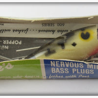 Vintage Poe's Cream Black Coachdog Blurpee Lure No. 611