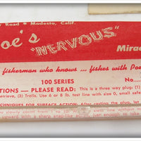 Poe's Gold Minnow Nervous Miracle No. 102 In Correct Box