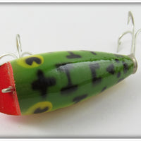 Poe's Green Black Coachdog Blurpee No. 612 In Correct Box