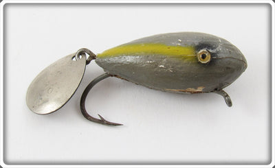Vintage Wright & McGill Grey Fly Rod Skippy Lure