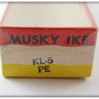 Vintage Lazy Ike Perch Musky Ike In Correct Box KL-5 PE