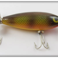 Vintage Poe's Yellow Perch Ace In The Hole No. 518 In Correct Box