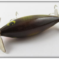 Vintage Poe's Yellow Perch Ace In The Hole No. 518 In Correct Box