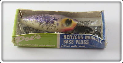Poe's Purple Coachdog With Sparkles Nervous Miracle No. 226 S Sealed In Box