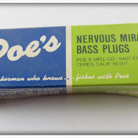 Poe's Purple Coachdog With Sparkles Nervous Miracle No. 226 S Sealed In Box