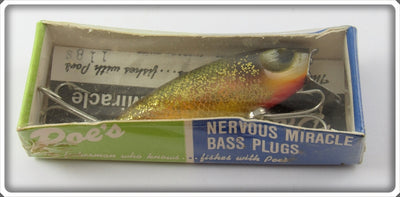 Poe's Yellow Perch With Sparkles Nervous Miracle No. 118 S Sealed In Box