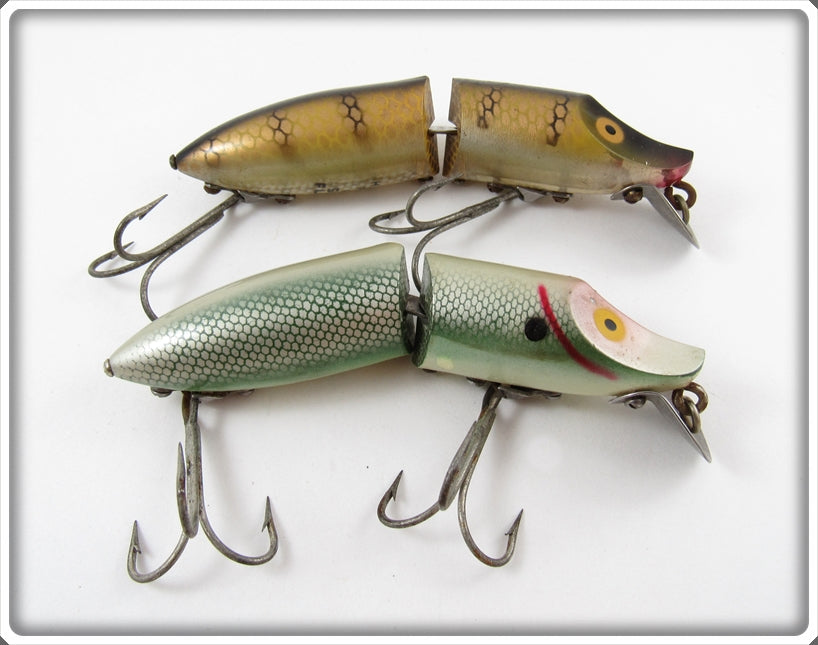Heddon Pike Scale & Shad Jointed River Runt Spook Sinker Pair