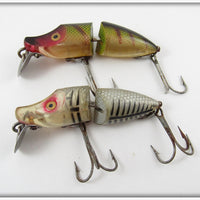 Heddon Perch & Silver Shore Jointed River Runt Spook Sinker Pair
