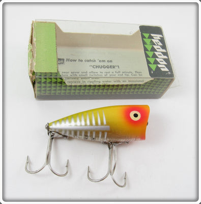 Heddon Yellow Shore Chugger Jr In Box