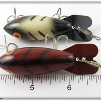 Bomber Bait Co Model 300 Pair: Crawdad & White Black Ribs