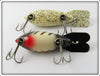 Bomber Bait Co Model 400 Pair: Christmas Tree & White Black Ribs