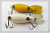 Bomber Bait Co Model 500 Pair: Yellow Coachdog & Red Scale