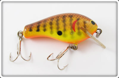 Vintage Bagley Dark Crayfish On Chartreuse BB2 Balsa B2 Lure