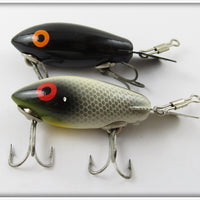 Bomber Bait Co All Black & Smoke Model 200 Pair