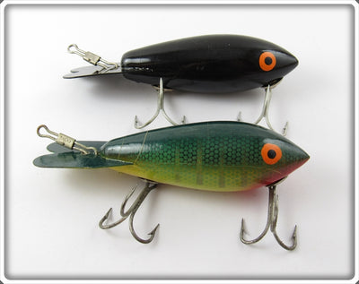 Bomber Bait Co All Black & Perch Model 500 Pair