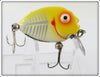 Vintage Heddon Yellow Shore Tiny Punkinseed Lure 380 XRY