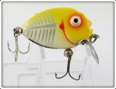 Vintage Heddon Yellow Shore Tiny Punkinseed Lure 380 XRY