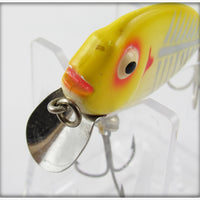 Vintage Heddon Yellow Shore Tiny Punkinseed