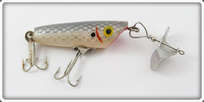 Vintage Fred Arbogast Grey Scale Sputterbug Lure