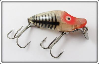 Vintage Heddon Silver Shore Midget River Runt Lure