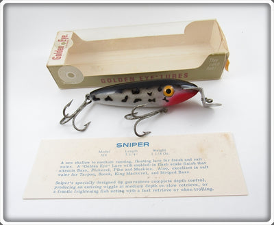 Gudebrod Coachdog Black Top Golden Eye Sniper In Box