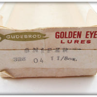 Gudebrod Blue Silver Sides Golden Eye Sniper In Box
