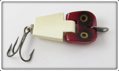 Vintage Heddon Red Head White Tiny Stingaree Lure 330 RH
