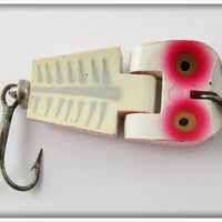 Vintage Heddon Red & White Shore Tiny Stingaree Lure 330 XRW