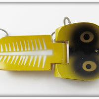 Vintage Heddon Yellow Shore Tiny Stingaree Lure 330 XRY