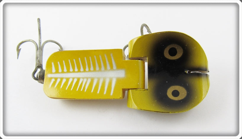 Vintage Heddon Yellow Shore Tiny Stingaree Lure 330 XRY