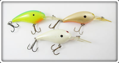 Vintage Norman Green, Bone & White Deep Little N Lure Lot